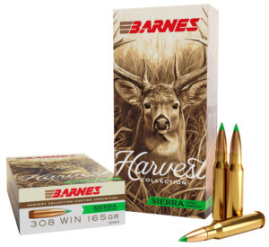 Barnes Bullets 32404  Harvest 308Win 165gr Sierra Tipped GameKing 20 Per Box/10 Case