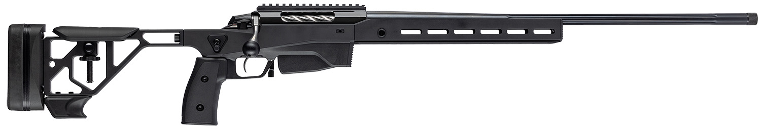 Tikka JRTXAGB37024 T3x Ace Game 7mm Rem 10+1 24" Fluted Threaded Barrel, Black Cerakote Picatinny Rail Aluminum Receiver, M-LOK Handguard, Adjustable Aluminum Stock, Black Polymer Grip