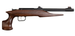 Crickett 41001 Hunter Adult 22 Mag 1rd 9" Threaded Blued Steel Single Shot Barrel, Walnut Stock