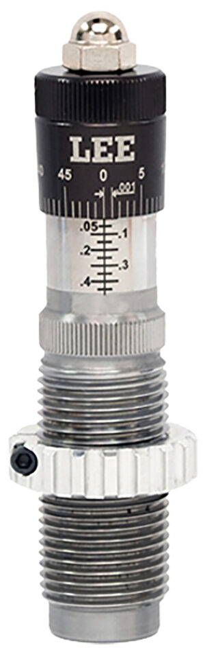 Lee Precision 92247 Micrometer Bullet Seating Die Black/Clear 6mm Creedmoor Rifle Firearm