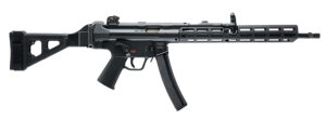 HK 81001191 SP5L 9mm Luger 10+1 16.50" Overall Black M-LOK Handguard, Aluminum Receiver, SB Tactical Brace & Polymer Grip