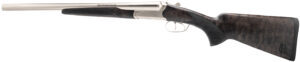 Heritage Mfg BL1218NI Badlander 12 Gauge Break Open 2rd 18.50" Nickel Side By Side Barrel & Receiver, Fixed Turkish Walnut Wood Stock