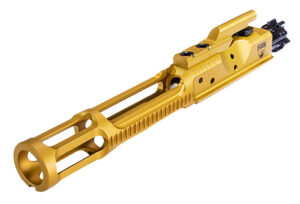 Faxon Firearms FF556BCGCNITRIDELWTIN Gunner  5.56 NATO Nitride Full Auto Gold