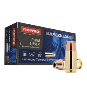NORMA 610540050 9MM      115GR     SAFEGUARD 50/20