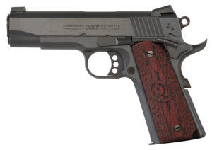 Colt Mfg O4942XE Commander Combat 9mm Luger 9+1 4.25" Steel Barrel, Blued Serrated Carbon Steel Slide, Blued Carbon Steel Frame w/Beavertail, Black Cherry G10 Grip, Ambidextrous