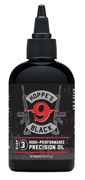 Hoppe's HBL4 Black Precision Oil Lubricates Prevents Rust & Corrosion 4 oz. Squeeze Bottle