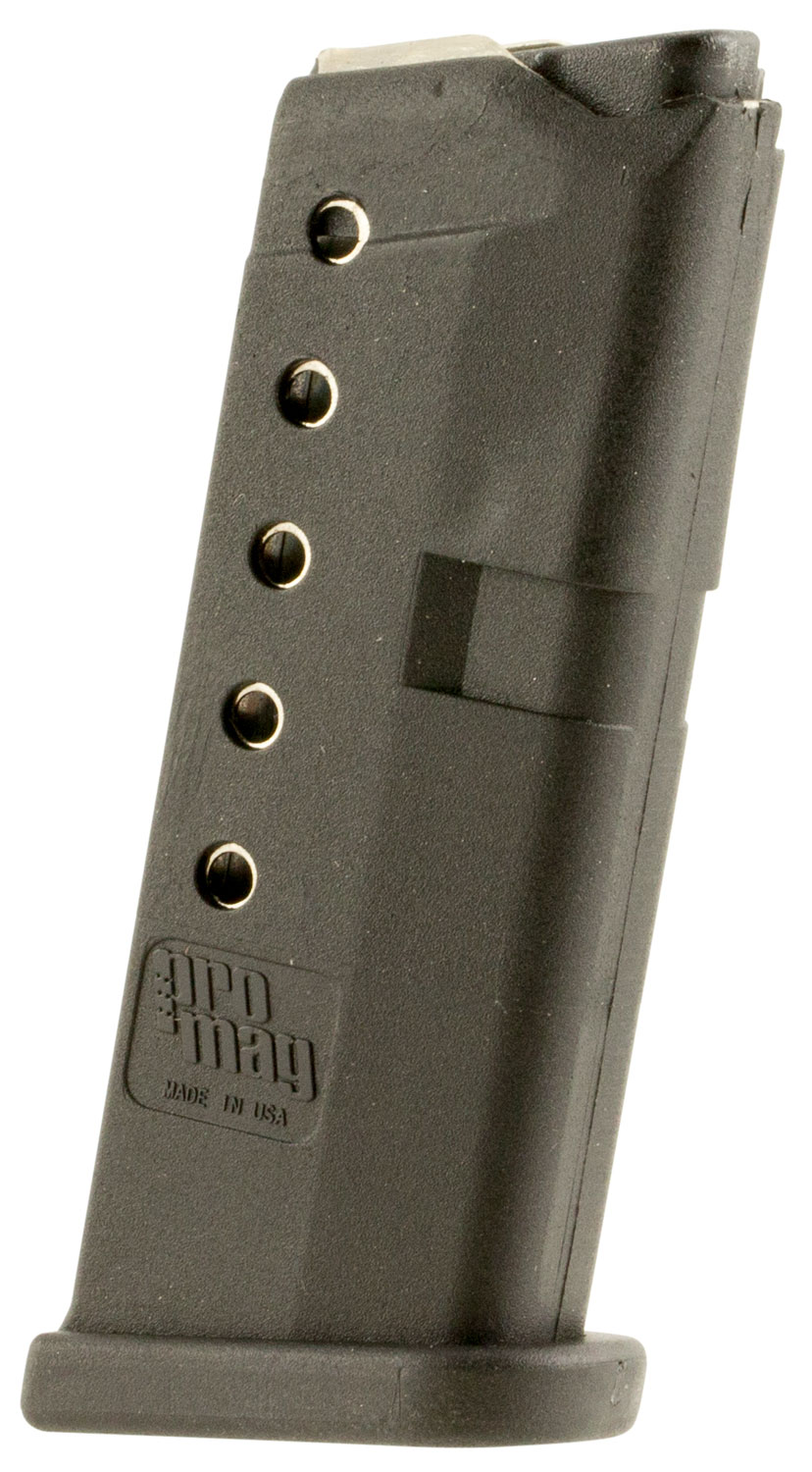 ProMag GLK10 Standard 6rd 380 ACP Compatible w/ Glock 42 Black DuPont Zytel Polymer