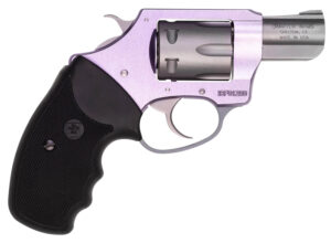 Charter Arms 52240 Pathfinder Lite Lavender Lady Small 22 LR, 8 Shot, 2" Matte Stainless Steel Barrel & Cylinder, Lavender Aluminum Frame w/Black Finger Grooved Rubber Grip, Exposed Hammer
