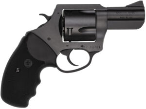 Charter Arms 64520 Pitbull 45 ACP, 5 Shot 2.50" Black Nitride Steel Barrel, Cylinder & Frame w/Black Finger Grooved Rubber Grip