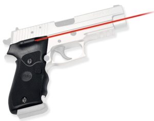 Crimson Trace 011100 Lasergrips Fits Sig Sauer P220, Red Laser 633nM Wavelength 5mW Output, Black Polymer