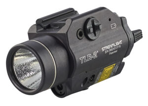 Streamlight 69120 TLR-2 Gun Light Black Anodized 300 Lumens White C4 LED/Red Laser