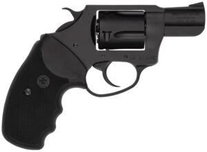 Charter Arms 13820 Undercover Lite  Small 38 Special, 5 Shot 2" Black Stainless Steel Barrel & Cylinder, Black Passivate Aluminum Frame w/Black Finger Grooved Rubber Grip, Exposed Hammer