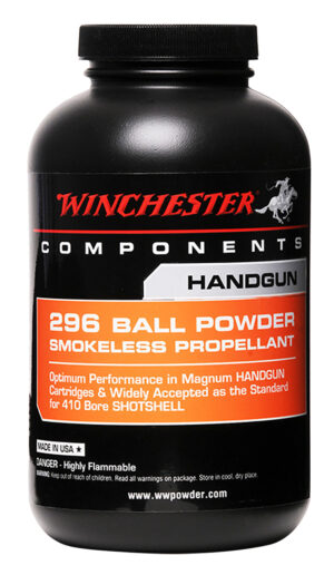 Winchester Powder 2961 Ball Powder 296 Handgun Multi-Caliber 1 lb