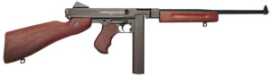 Thompson TM1C M1 Carbine Lightweight Carbine 45 ACP Caliber with 16.50" Barrel, 30+1 Capacity (Stick), Black Hard Coat Anodized Metal Finish, American Walnut Stock Wood Grip Right Hand