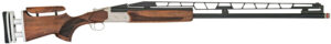 TriStar 35414 TT-15A Unsingle USA 12 Gauge 1rd 2.75" 34" Adjustable Rib Barrel Silver Rec Walnut Fixed with Adjustable Comb Stock Right Hand (Full Size) Includes 3 Extended MobilChoke