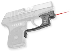 Crimson Trace 0122501 Laserguard Fits Ruger LCP (Except Gen II LCP), Red Laser Black Polymer Trigger Guard Mount