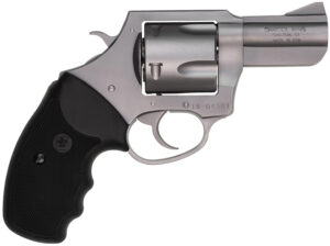 Charter Arms 74530 Bulldog  Extra Large 45 Colt (LC), 5 Shot 2.50" Matte Stainless Steel Barrel, Cylinder & Frame w/Black Finger Grooved Rubber Grip