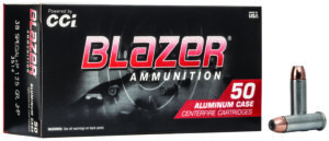 CCI 3514 Blazer Handgun 38Special +P 125gr Jacketed Hollow Point 50 Per Box/20 Case