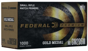 Federal GM205M Gold Medal Premium Small Rifle Multi Caliber 1000 Per Box/5 Case