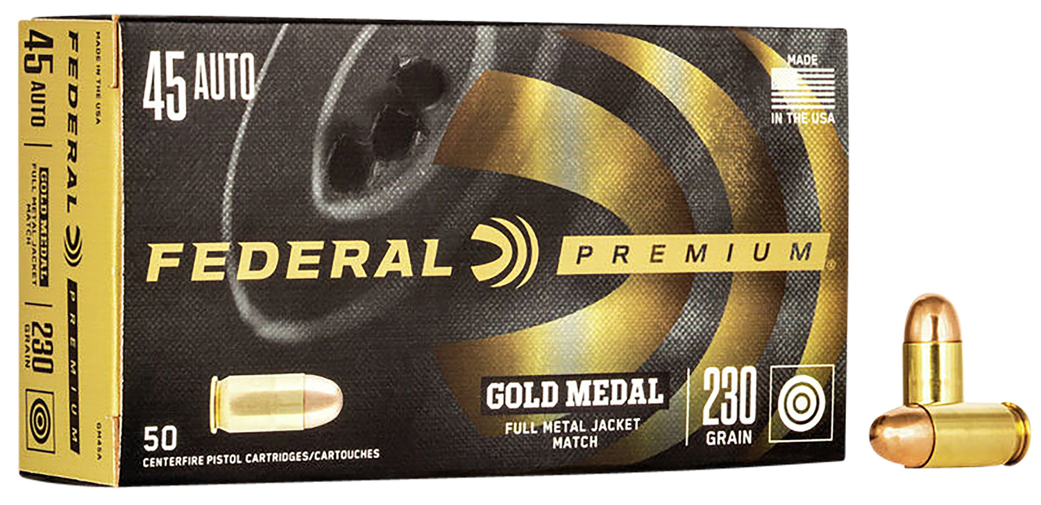 Federal .45 ACP 230gr Brass – 50rd