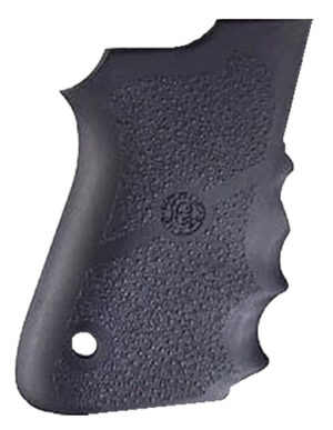 Hogue 69000 Rubber Grip  Black Rubber with Finger Grooves for S&W 6906, Shorty 40, 4013 TSW