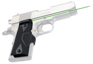 Crimson Trace 0141101 Lasergrips Fits 1911 Compact, Green Laser Black Polymer