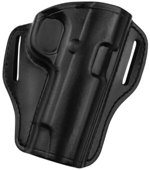 Bianchi 25018 57 Remedy OWB Size 10 Black Leather Belt Slide Fits Colt 1911 Government Right Hand