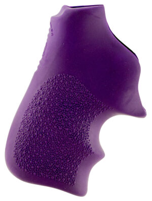 Hogue 78026 Tamer Cushion Purple Rubber Grip with Finger Grooves for Ruger LCR, LCRx
