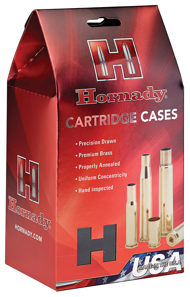 Hornady 8720 Unprimed Cases Cartridge 9mm Luger Handgun Brass