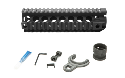 BCM GUNFTR QUAD RAIL 556 8" BLK