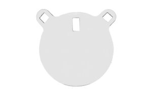 B/C 6" 3/8" STEEL TRGT ROUND PLATE
