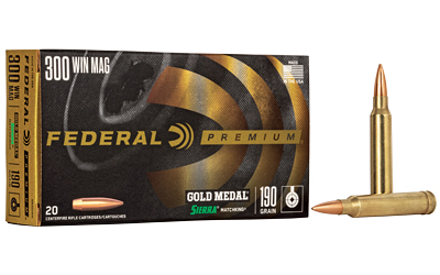 Federal .300 Win Mag 190gr BTHP Brass – 20rd