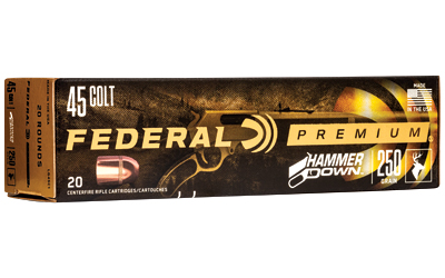 Federal .45 ACP 250gr HP Nickel-Plated Brass – 20rd