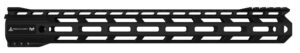 Rise Armament RA905100BLK RA-905 Handguard 10" 6061-T6 Aluminum Black Anodized with M-LOK & Picatinny Rail for AR-15