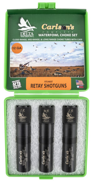 Carlson's Choke Tubes 07779 Delta Waterfowl Retay 12 Gauge Mid/Long/Close Range 17-4 Stainless Steel