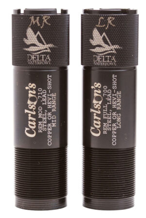 Carlson's Choke Tubes 07260 Delta Waterfowl  Remington Rem Choke 12 Gauge Mid/Long Range Knurled 17-4 Stainless Steel