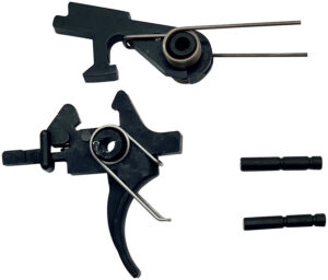 LBE Unlimited AR2STG Replacement Trigger Two-Stage Group, Curved Adj., Fits AR-15