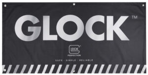 Glock AD02044 Fabric Banner  Black 4' x 2'