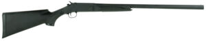 Stevens 22557 301 12 Gauge Break Open 3" 1rd 26" Matte Black Single Shot Barrel, Matte Black Carbon Steel Receiver, Fixed Matte Black Synthetic Stock, Ambidextrous