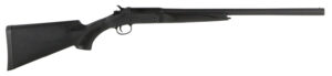 Stevens 22559 301 Compact 20 Gauge Break Open 3" 1rd 22" Matte Black Single Shot Barrel, Matte Black Carbon Steel Receiver, Fixed Matte Black Synthetic Stock, Ambidextrous