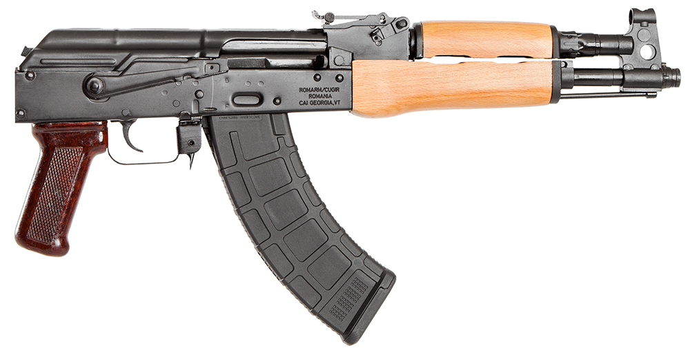 Century Arms HG1916N Draco 7.62x39mm 30+1 12.25" Black Chrome Lined Threaded Barrel, Black Stamped Receiver, Wooden Handguard, Polymer Pistol Grip, Includes 30rd Magazine