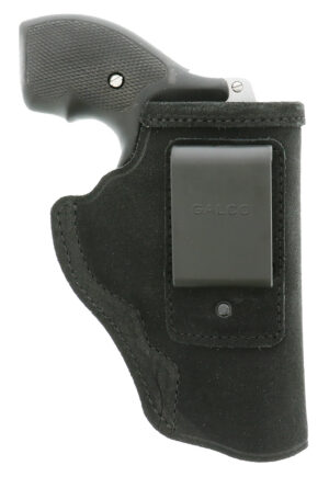Galco STO158B Stow-N-Go IWB Black Leather Belt Clip Fits S&W J Frame Fits Charter Arms Undercover Right Hand