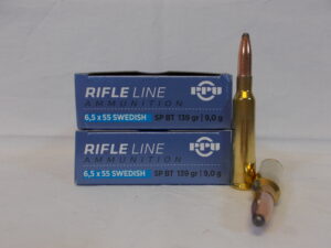 PPU 6.5x55 Swedish 139gr. SP BT