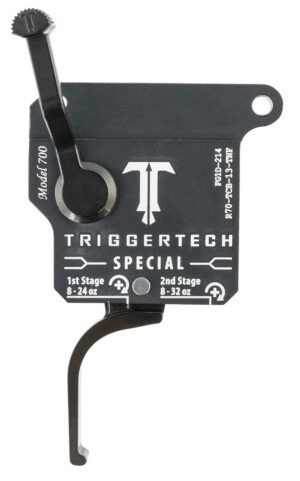 TriggerTech R70TCB13TNF Special Two-Stage Flat Trigger with 1-3.50 lbs Draw Weight & Matte Gray w/Black Parts Finish for Remington 700 Right
