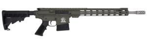 Great Lakes Firearms GL10308SSODG GLFA  308 Win 10+1 18" Stainless Threaded Barrel, OD Green Cerakote Picatinny Rail Aluminum Receiver, 6 Position Mil-Spec Black Synthetic Stock, Mil-spec Polymer Grip