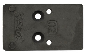 Walther Arms 5136209 Optic Plate  Black Steel Fits Walther PDP 2.0