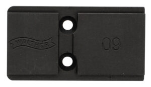 Walther Arms 5136208 Optic Plate  Black Steel Fits Walther PDP 2.0