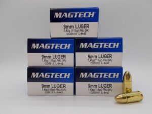 Magtech 9mm 115gr. FMJ (250 Rnds)