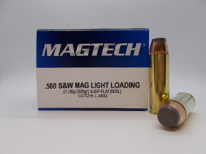 Magtech 500 S&W 325gr. SJSP-Flat (Light Loading)